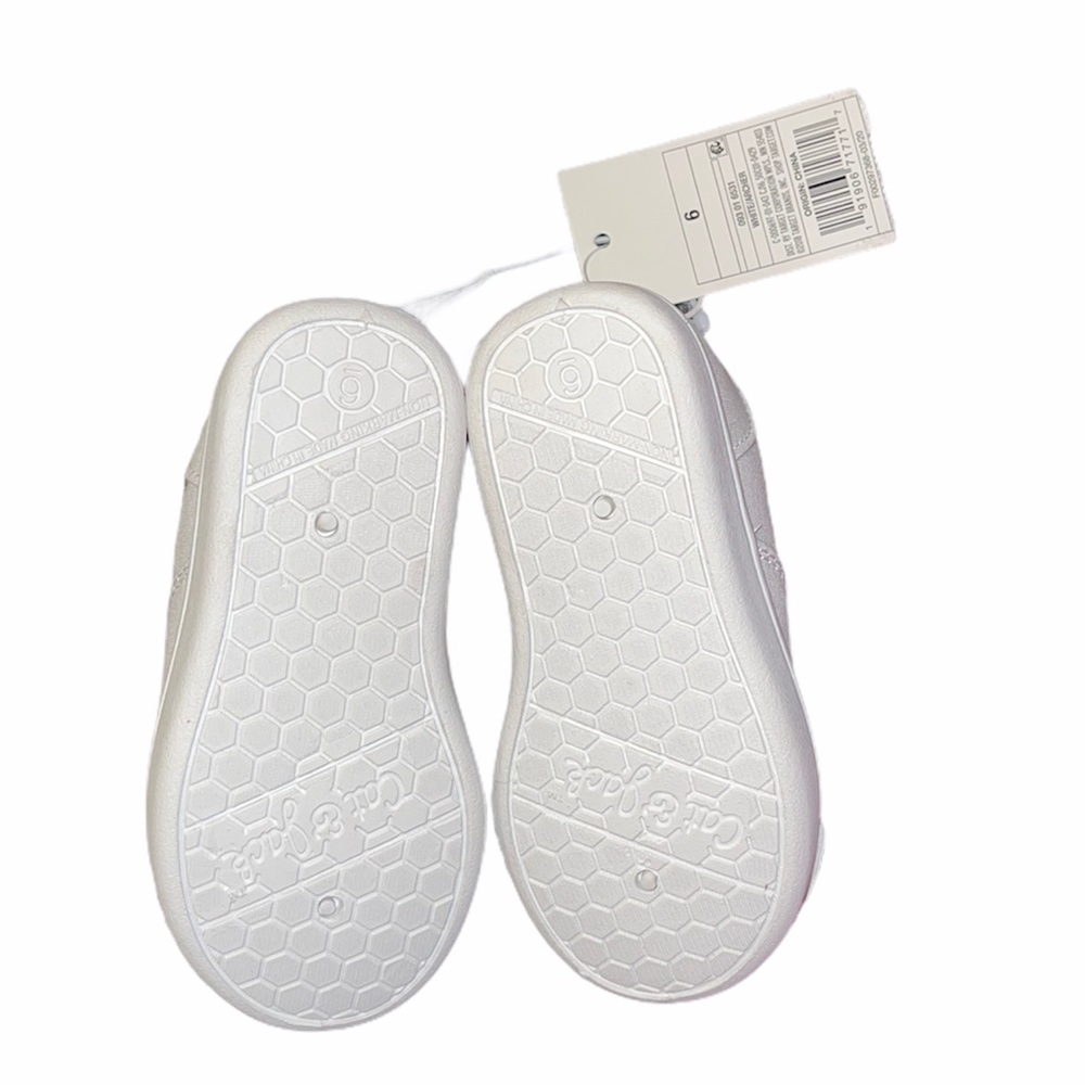 Cat & Jack Unisex white toddler slip ons size 6 - Picture 3 of 3